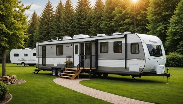 Mobil-home premium avec 2 salles de bain : le luxe en camping